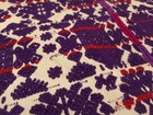 Rare Vintage Guatemalan Cofrad  a Robe   Handwoven Wool Purple Huipil