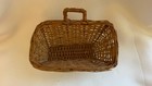 Vintage Handwoven Wicker Wall Basket Hanging Basket Rustic Farmhouse Decor