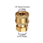 Pressure Washer 1 4  Quick Connect Nozzle Coupler Adapter