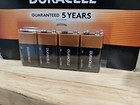 New Duracell Coppertop 9 Volt Alkaline Batteries Exp 2029   4 Total  