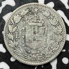 1887-m Italy 1 Lira  33 Available  Silver   1 Coin Only 