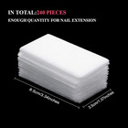 240 Pieces Silk Nail Extension Wrap Fiberglass Wrap Nail Art Extension Diy Prote