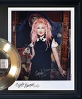 Cyndi Lauper  girls Just Want Fun  Framed Gold Record Reproduction Signatures