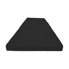 Black Tri Fold Foam Bed  Shikibuton  Convertible Ottoman Mat Sleep 3 X 27 X 75