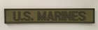 Usmc Marine Tan Service Strip Pvc Patch  f-35 Recon Infantry Soi Amphib  1146