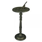 21 Inch Cast Iron Verdigris Dragonfly Sundial Outdoor Home Garden Decor Yard Art