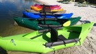 Foldable Kayak W  Seat 10ft Long  28lbs  250 Cap - Neon Green Free Shipping