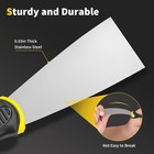 Putty Knife  4pcs Spackle Knife Set  2  3  4  5 In   Stainless Steel Paint Sc   