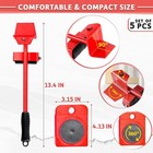 Heavy-duty Furniture Moving Sliders Set Up To 220lb Smooth Glide protects Floors