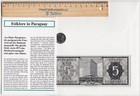 Paraguay Folklore Fdc 1973 Lady Waterfall W  5 Guaranies Banknote   Coin 5 In 1