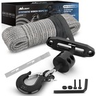 Synthetic Winch Rope Kit 1 4 Inch X 50 Feet For Atv Utv Offroad