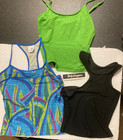 Lot Of 3 Dance Tops Medium Adult Body Wrappers Camisoles Asymm  Tank  Black
