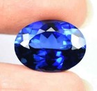 Certified Natural 38 Ct Blue Sapphire Oval Cut Loose Gemstone Free Shipping