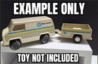 Tiny Tonka Bell System Replacement Stickers For Van And Trailer 