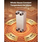 Uimoso Plate Heat Exchanger 5 X 12 In Brazed Water-to-water With 20 Plates