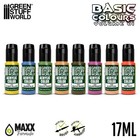 Paint Set - Basic - Airbrush Brush  Acrylic 17ml Basic Colors Tones