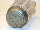Beautiful Antique Heavy Paneled Glass Smoking Pipe Tobacco Humidor Jar