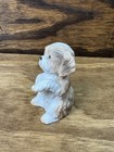 Vintage Homco Ceramic Shih Tzu Dog Figurine Brown White Puppy Collectible 1467