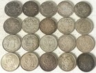 20 Coin Canada Half Dollar Lot 80  Silver  10 Face Canadian Halves Roll E
