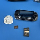Sony Playstation Portable Bundle - Black W  Case Games Charger Extra Battery