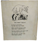 Rare Vintage 1932 The First Circus Book Booklet By The Platt And Munk Co  3100c