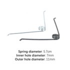 10pcs Stainless Steel Compression Spring Round V-shape Spring For Gardening