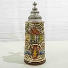 German Beer Stein Vintage Original Thewalt Alt-grenzau Mold 1894 Lid Germany