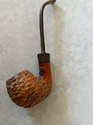Vintage Tobacco Italy Made Long Stem Bent  Thompson Pipe