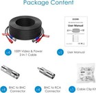 4 X 100ft 30m Video power Cable For Night Owl Hd Cctv Security Camera Wire Cord