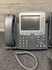 Used Lot Of 5 Cisco Cp-7975g Ethernet Poe Office Phone  8-lines  no Power Adpt 