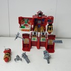 Vtg 1996 Power Rangers Zeo Red Battlezord Micro Playset Complete Without Figures