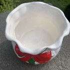 Vintage Relpo Christmas Planter Santa Sack Ceramic - New Old Stock