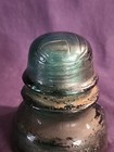 Vintage Hemingray No 40  Aqua Blue Glass Insulator Made In Usa