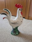 Vtg Japan Rooster hen Figurines Fun kitschy unique colorful country