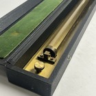 Antique Keuffel   Esser 1758 Brass Rolling Parallel Rule 18  Case K e Drafting