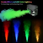 1500w Led Dmx Smoke Fog Machine Remote Control Fogger Party Dj Disco Stage Effec
