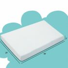 Pack N Play Mattress Pad Crib Mattress Soft Memory Foam 38x26x3inch With 1xcover