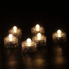 Set Of 12 Submersible Led Tealights  Waterproof Underwater Wedding Tea Lights   
