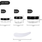 50pcs 3 Gram Sample Containers 3ml Empty Jars With Lids Small Cosmetic Contain