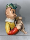 Vintage Sitting Pixie Elf Anthropomorphic Ceramic Figurine Japan