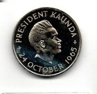 Zambia 5 Shillings 1965 Proof