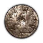 1801 H10c Draped Bust Silver Half Dime - Low Mtg Full Crisp Key Date - Sku-b4695