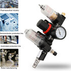 1 4 Air Pressure Regulator Oil water Separator Trap Filter Airbrush Compressor