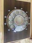 Vintage Western Electric Decotel Wooden Case Rotary Dial Desk Personal Telephone