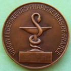 Art Deco Medicine Greek Physician   Surgeon Galen Bronze Medal By Jean Vernon 