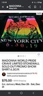 Madonna World Pride  large limited Stonewall Sold Out Promo Show Shirt 6 30 19 