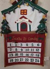 Vtg Creative Designs 24 Day Advent Calendar Countdown To Christmas 30 h 16 wide
