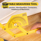 29 Plastic Protractor And Angle Finder  Outside  Inside  Sloped Angles  0   To 18