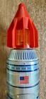 Vtg 60s Yoshino Space Frontier Battery Operated Tin Rocket Japan Nasa Mib