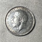 1912 Great Britain Florin Two Shillings George V Silver Coin 0 925 Fine